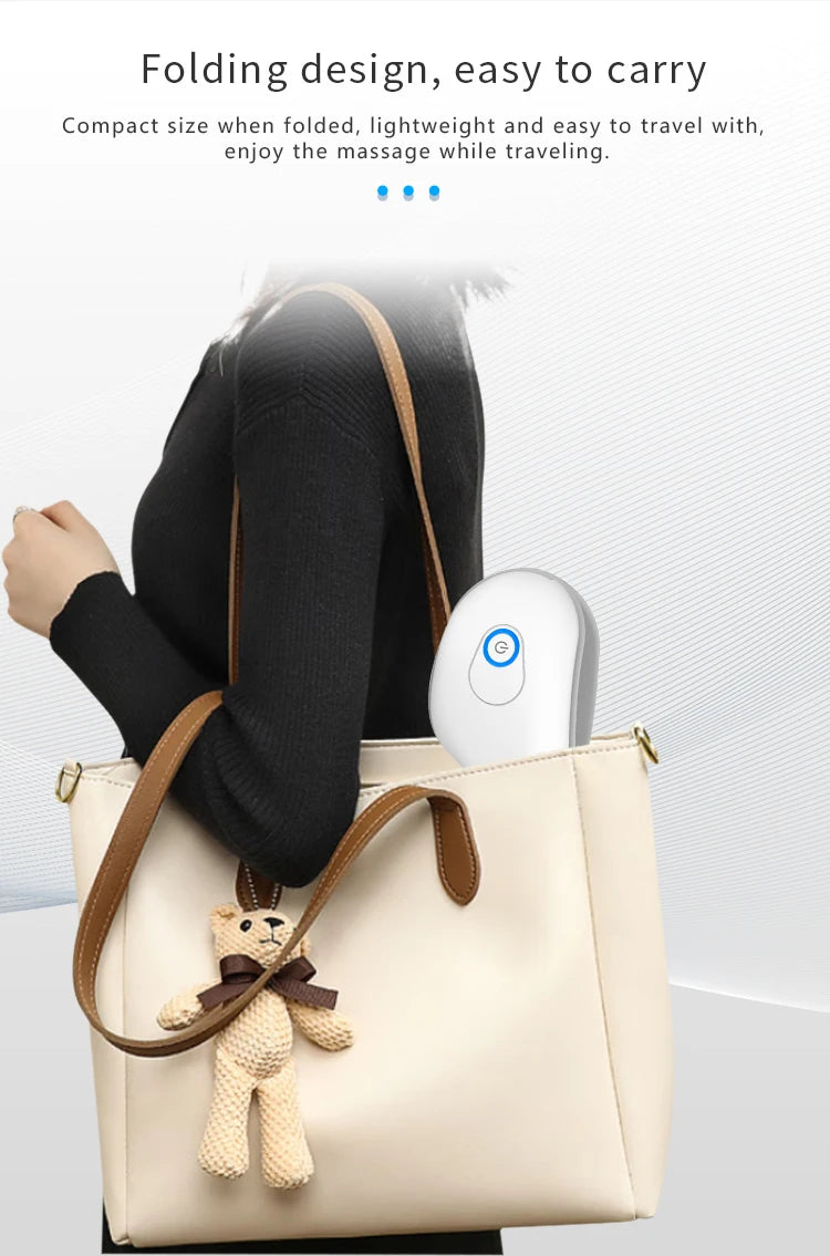 Smart Air Pressure Eye Massager with Heat & Vibration for Stress Relief - 17