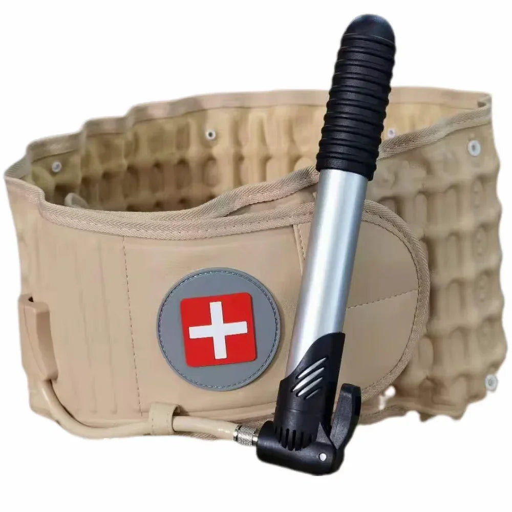 Adjustable Lumbar Support Belt with Air Traction for Back Pain Relief - 6