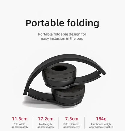 P47 Wireless Bluetooth 5.0 Foldable Stereo Gaming Headset