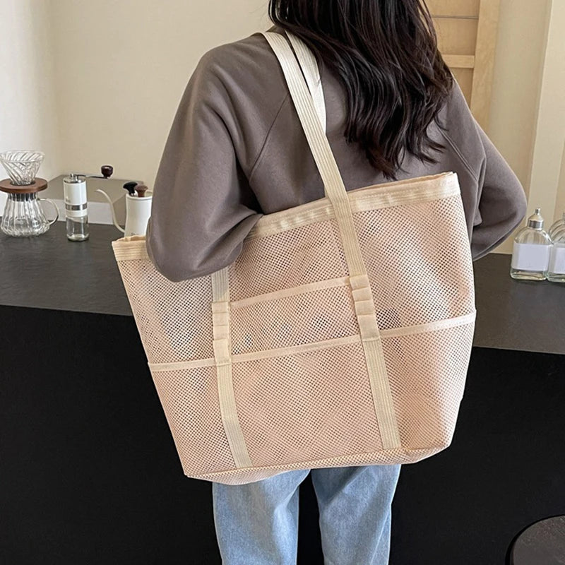 Luxury Hollow Mesh Tote