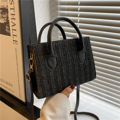 Luxury Floral Woven Crossbody