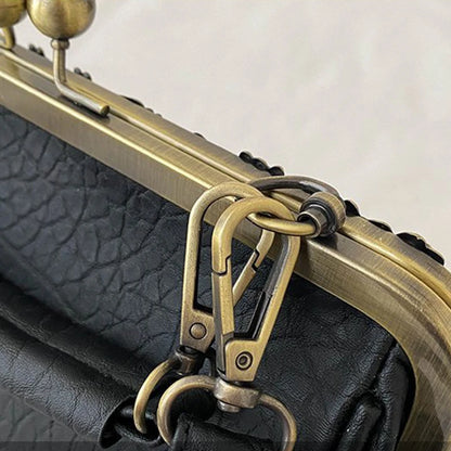Luxury Vintage Alligator Kiss-Lock Bag