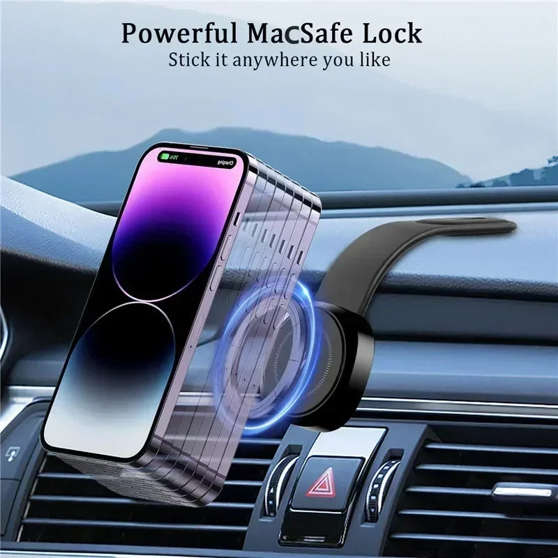 Magnetic Wireless Car Charger for iPhone 16 15 14 13 12 - 15W Fast Mount