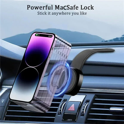 Magnetic Wireless Car Charger for iPhone 16 15 14 13 12 - 15W Fast Mount