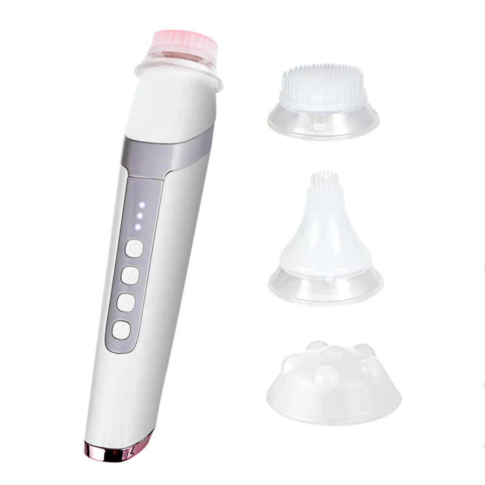 CO2 Oxygen Bubble Facial Machine - Portable LED Light Therapy Deep Cleansing Face Massager - 15