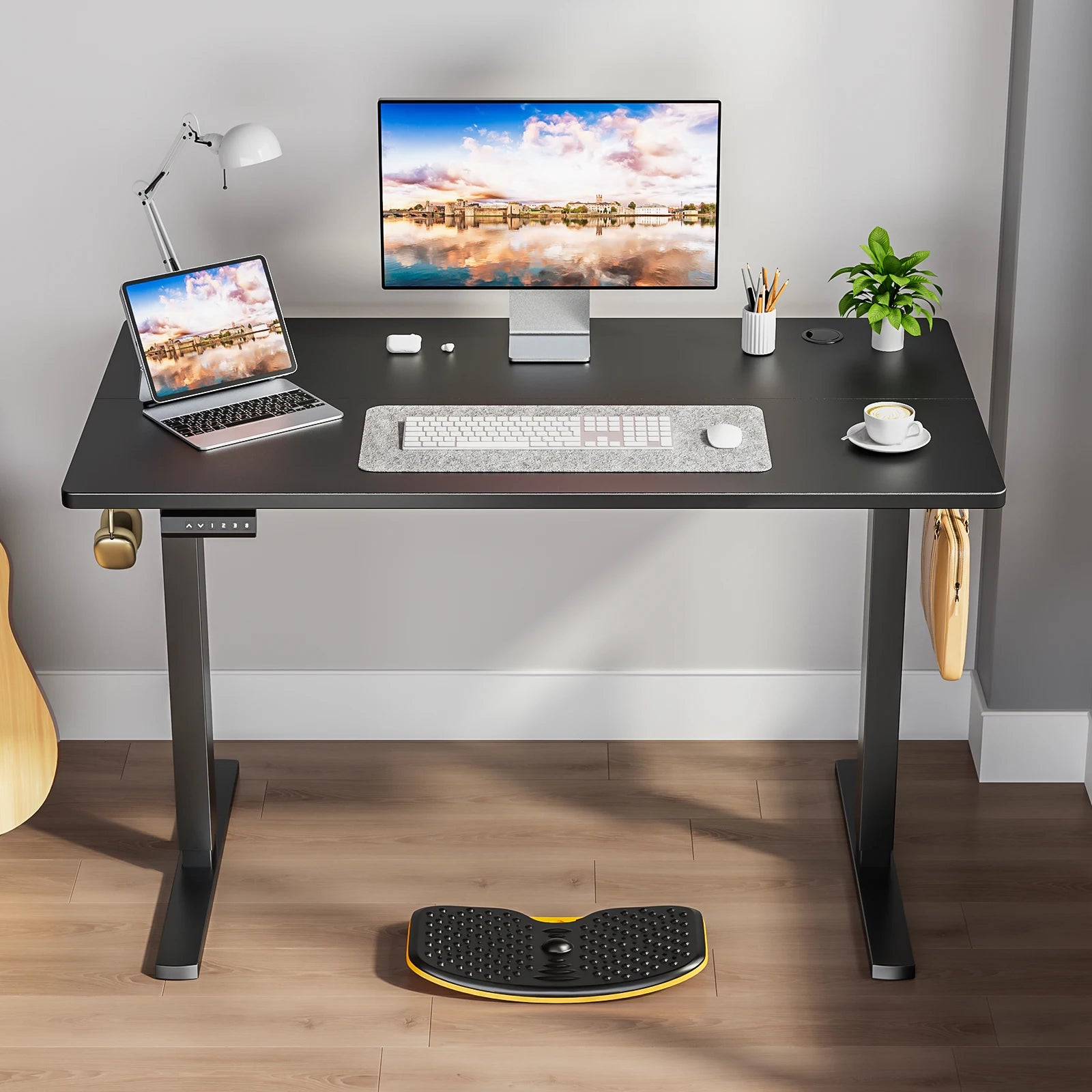 Electric Standing Desk - Height Adjustable Sit-Stand Computer Workstation - 4