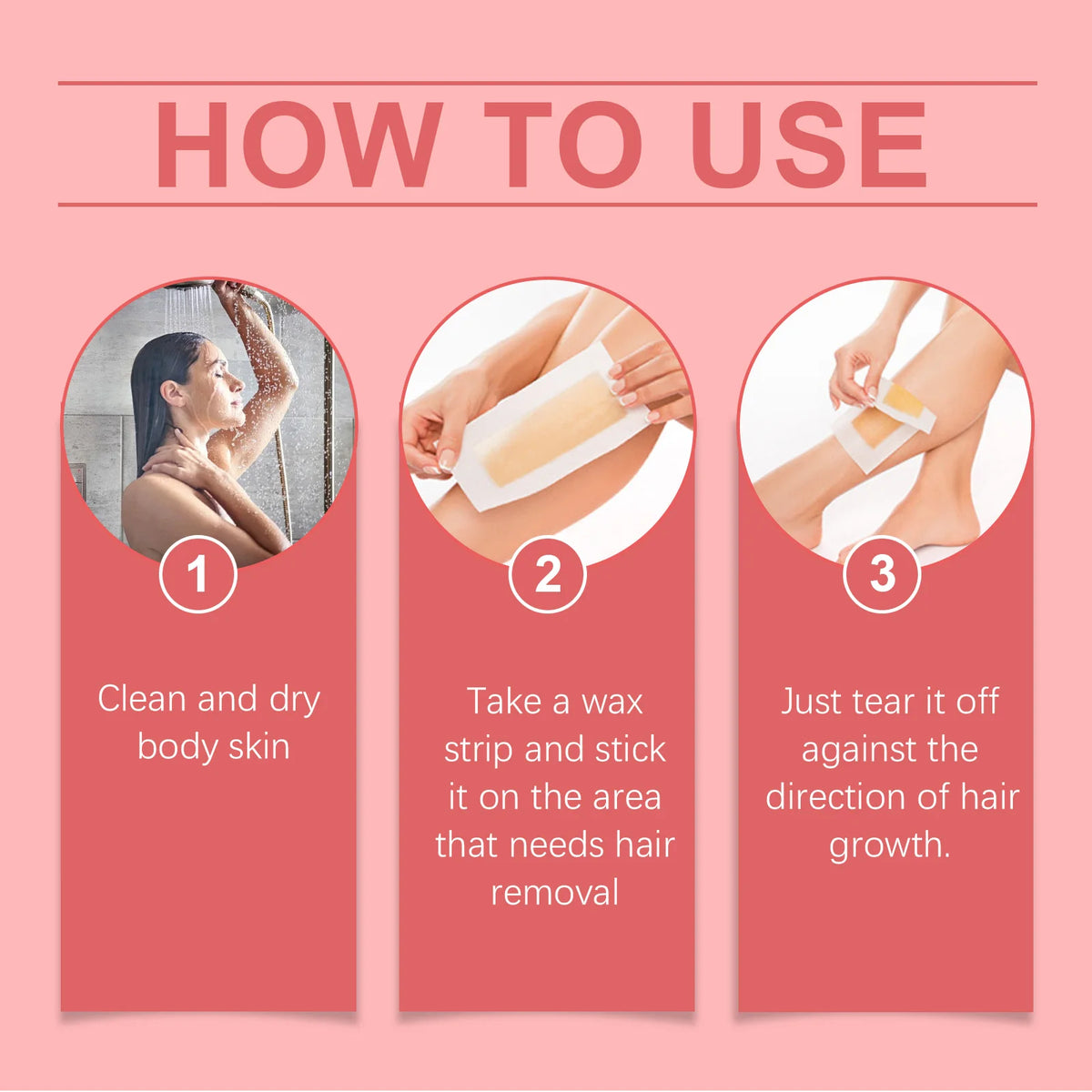 Professional Full Body Wax Strips for Smooth, Long-Lasting Hair Removal