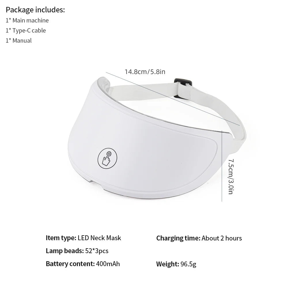7 Color LED Face & Neck Mask - Anti-Aging Light Therapy