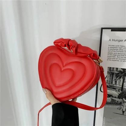 Luxury Quilted Heart Tote