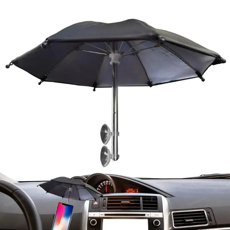 Mobile Phone Parasol Sun Shade Umbrella for Smartphone Screen Protection - 12