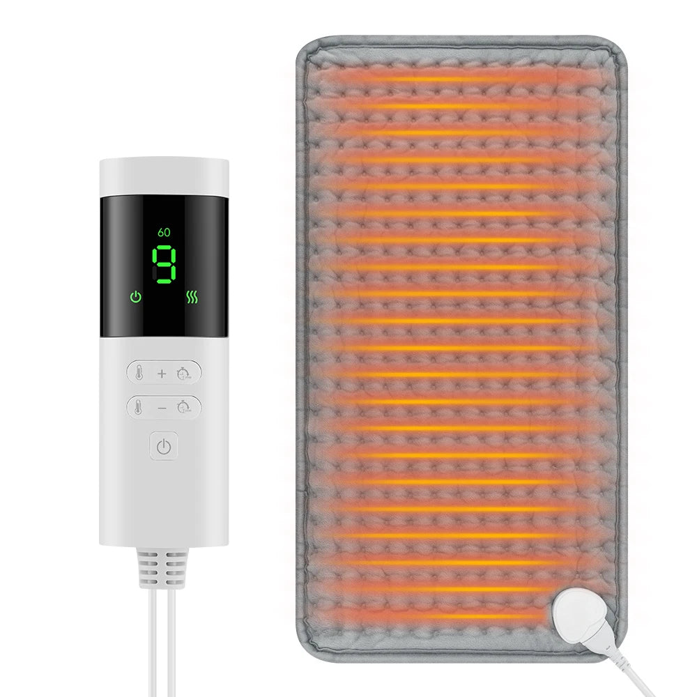 Electric Heated Relief Pad with 9 Temperature Settings and 4 Timer Modes - 16