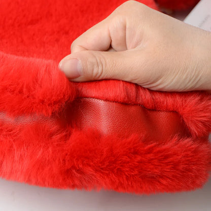 Luxury Plush Heart Handbag