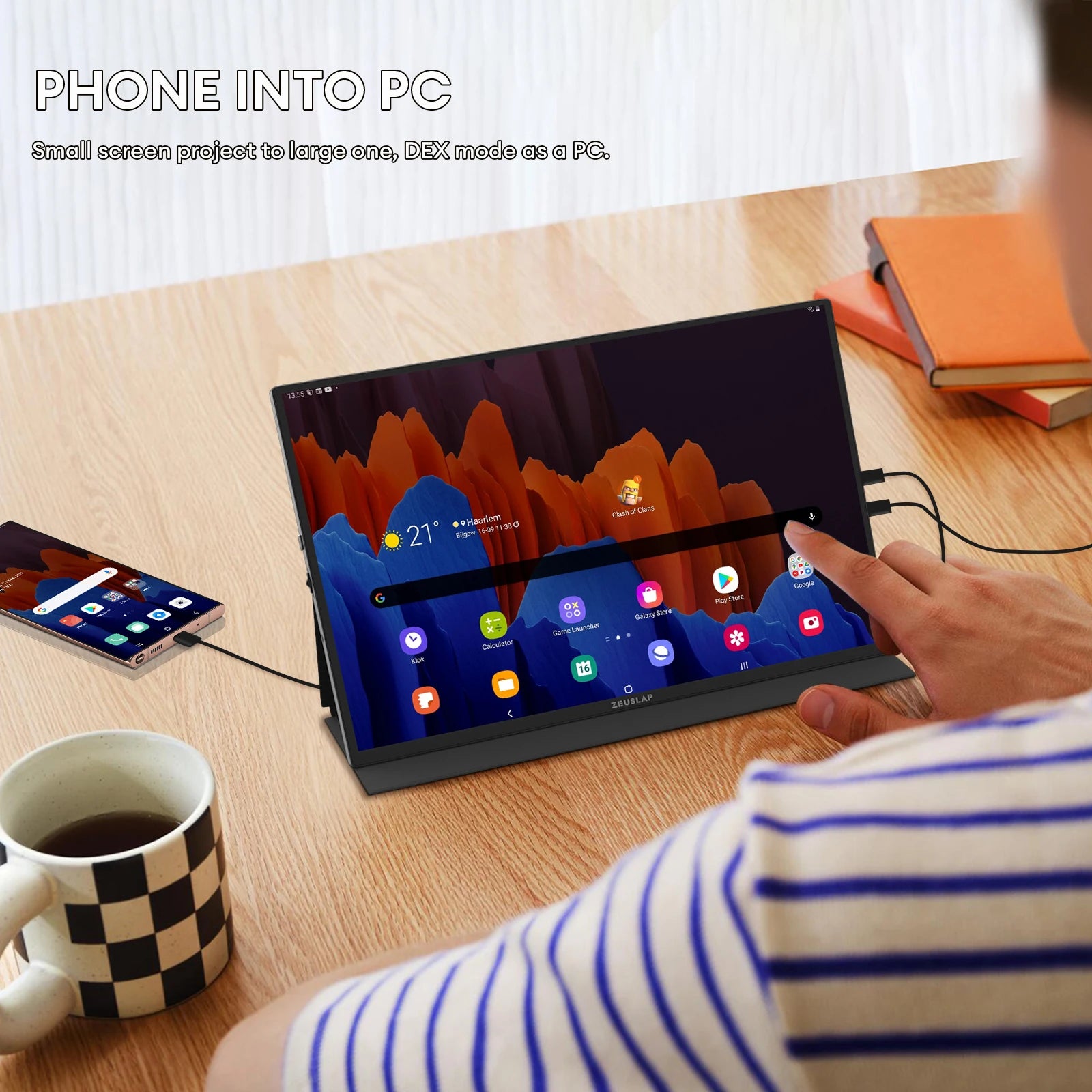 10.5" 1920x1280 Portable Touchscreen Monitor - 100% sRGB & 420 Nits - 4