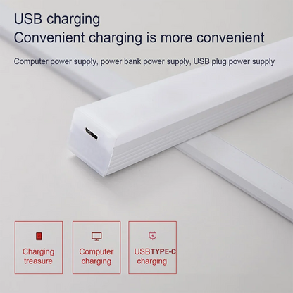 Dimmable LED Motion Sensor Cabinet Light - Wireless Rechargeable Under Closet Night Lamp