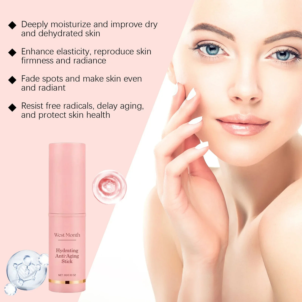 Collagen Anti-Aging Moisturizing Balm Stick for Face Lifting & Wrinkle Removal