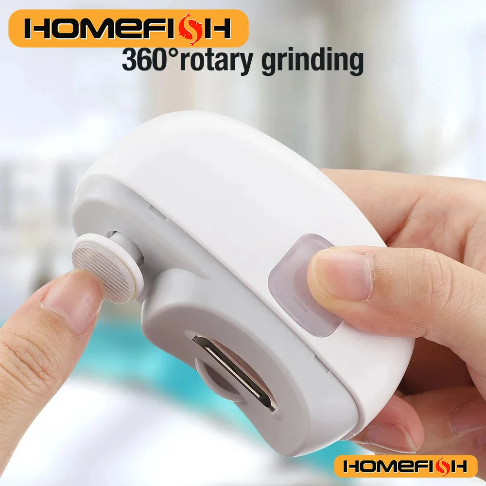3-in-1 Electric Baby Nail Clipper & Safe Automatic Trimmer - 1