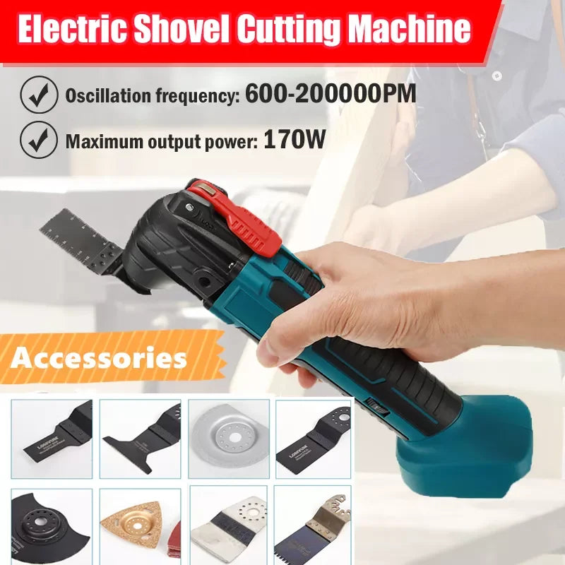 6-Speed Cordless Oscillating Multi-Tool Compatible with Makita 18V Battery