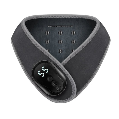 Portable Wireless Neck Massager Wrap with Heat and Vibration Therapy