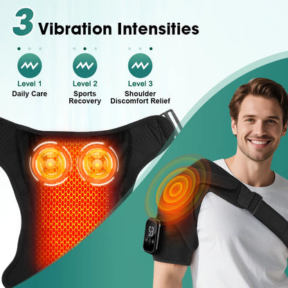 Heated Joint Massager Brace for Shoulder Knee Elbow