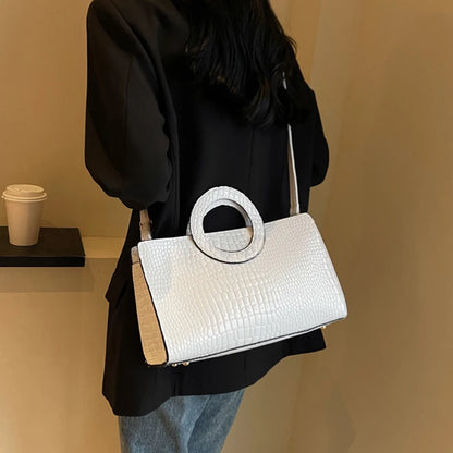 Luxury Crocodile Pattern Tote