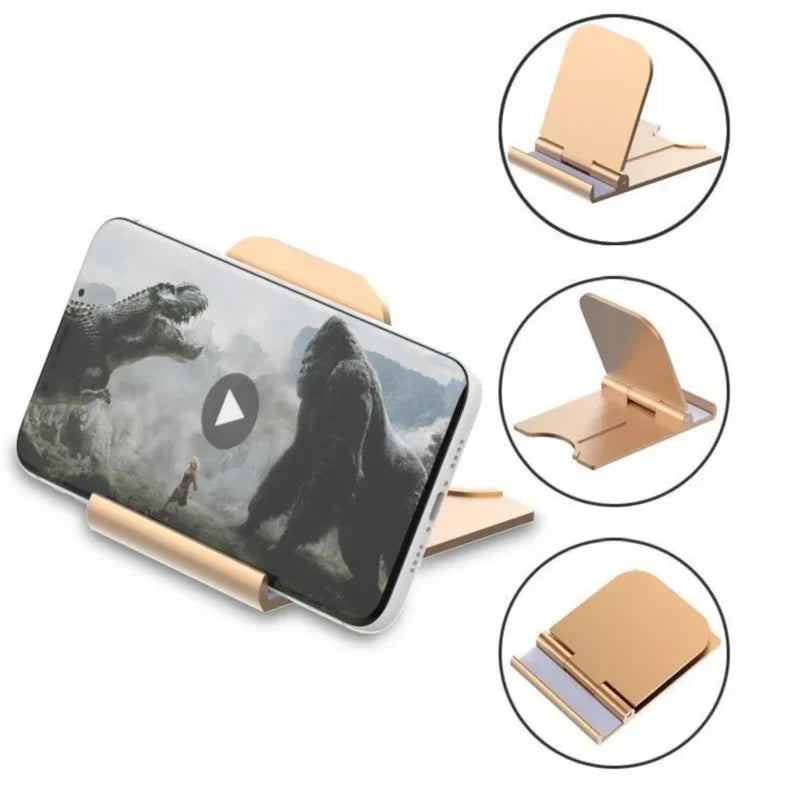 Adjustable Foldable Desktop Phone & Tablet Stand for iPhone, iPad & Samsung