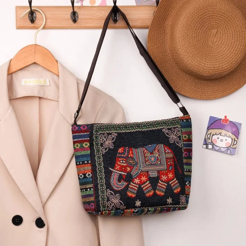 Luxury Vintage Elephant Tote