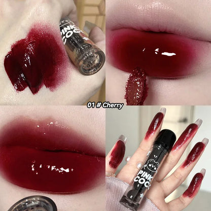 PINKCOCO Mirror Lip Glaze - Shiny Long-Lasting Hydrating Lip Gloss