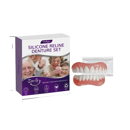 Professional Silicone Denture Reline Set – Comfortable & Secure Fit