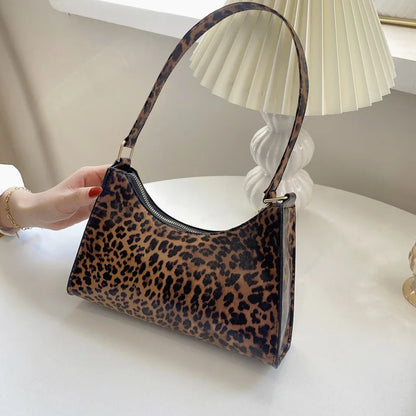 Luxury Zebra Print Underarm Bag