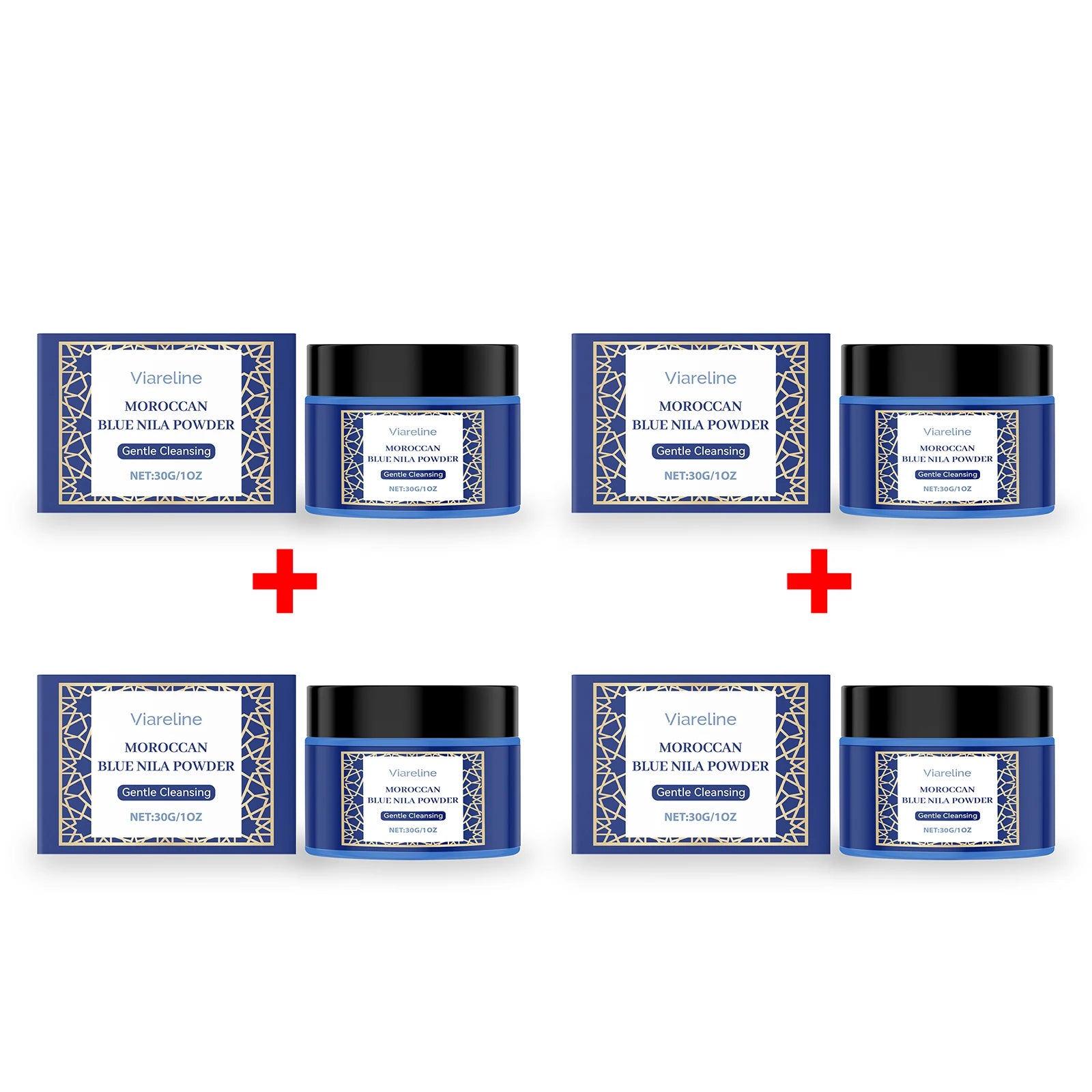 Moroccan Blue Nila Powder Face Mask – Brightening, Exfoliating & Deep Cleansing - 16