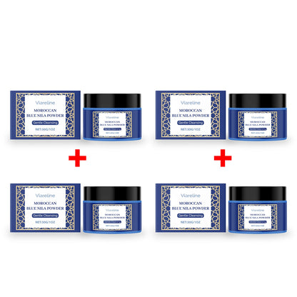 Moroccan Blue Nila Powder Face Mask – Brightening, Exfoliating & Deep Cleansing