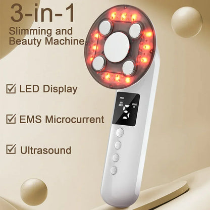 3-in-1 Ultrasonic Body Slimming, Cellulite Remover & Skin Tightening Massager
