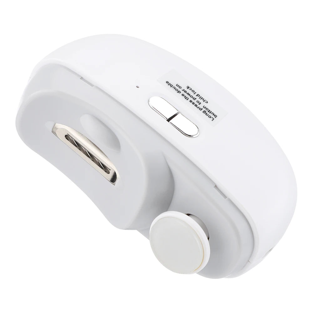 Automatic Electric Nail Clipper with Integrated LED Light & Polisher - 16