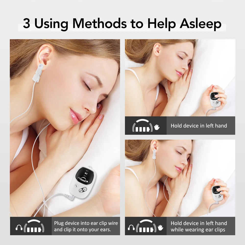 CES Sleep Aid & Anxiety Relief Device - Handheld Pulse Massager for Deep Sleep - 11