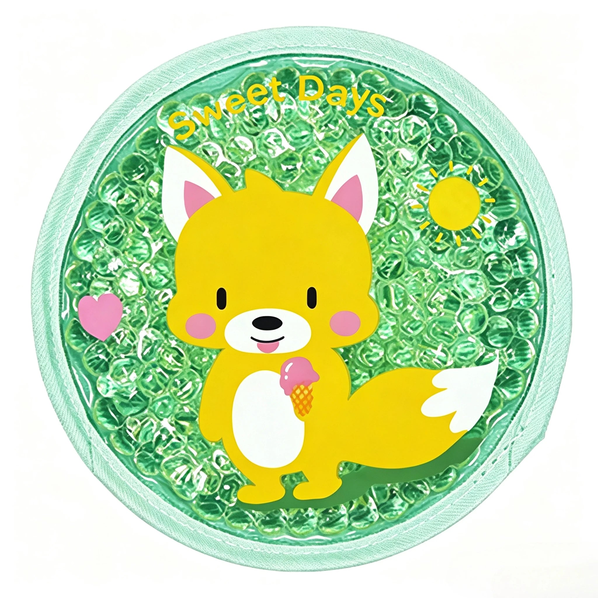 Reusable Cartoon Gel Ice Pack - Hot & Cold Therapy for Pain Relief - 12