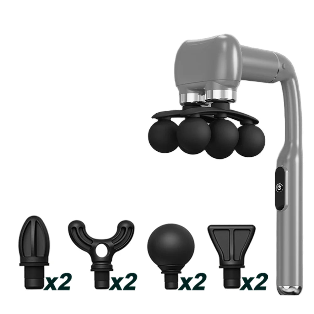 Deep Tissue Muscle Massage Gun with Detachable Handle - 17