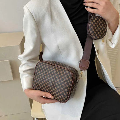 Trendy Plaid Crossbody
