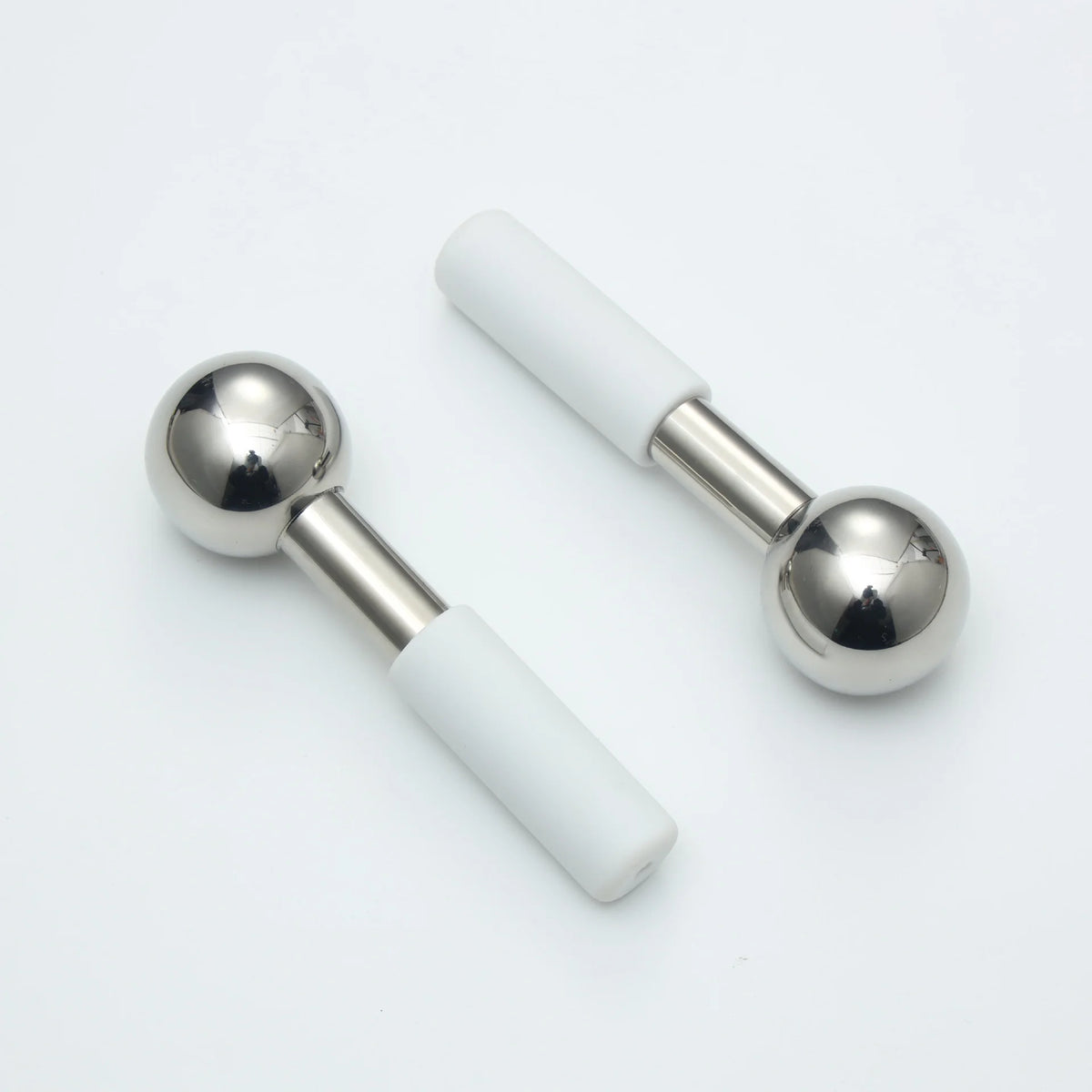 Stainless Steel Cooling Ice Globes for Facial Massage and Skin Revitalization