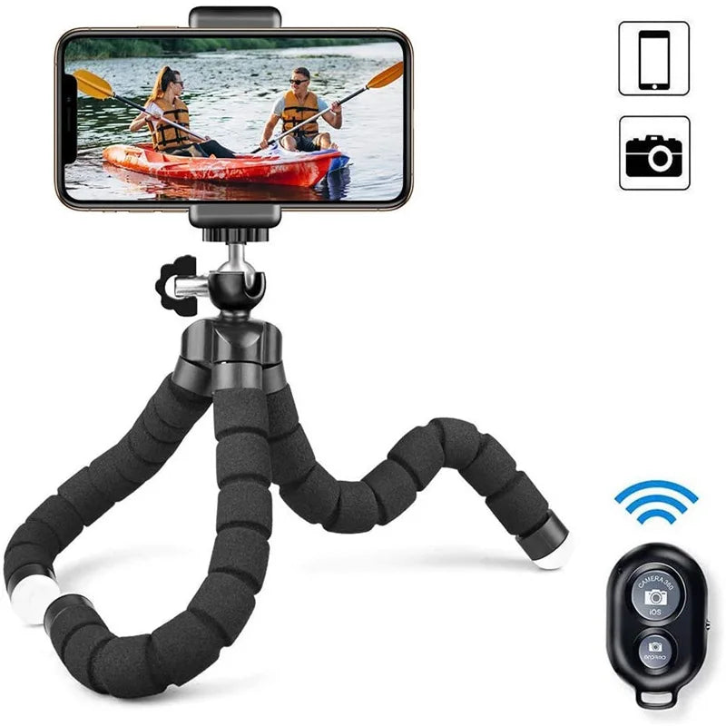 Flexible Octopus Tripod for Phone & Camera - Compact Travel Stand - 7