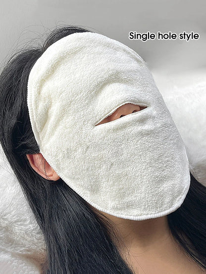 Reusable Hot & Cold Compress Face Towel – Steam Heating Spa Facial Mask