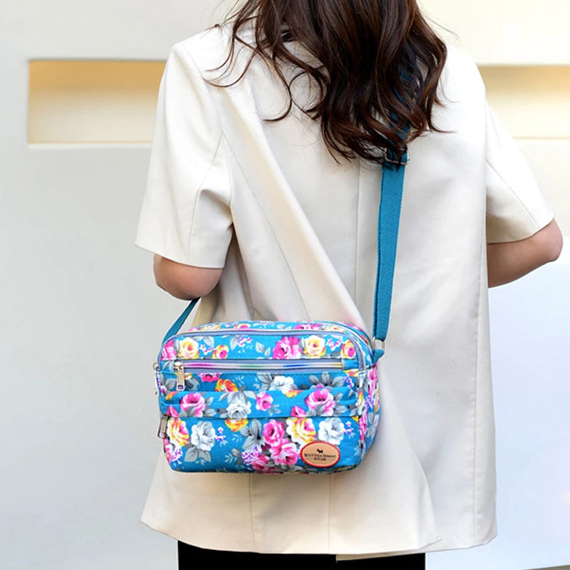 Luxury Vintage Floral Canvas Tote