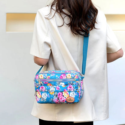 Luxury Vintage Floral Canvas Tote