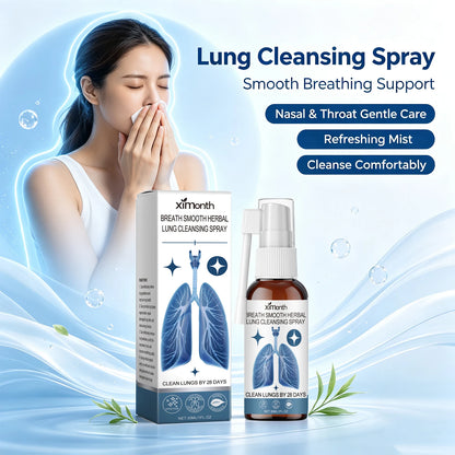 Herbal Lung Cleansing & Nasal Care Spray - Natural Throat & Respiratory Support