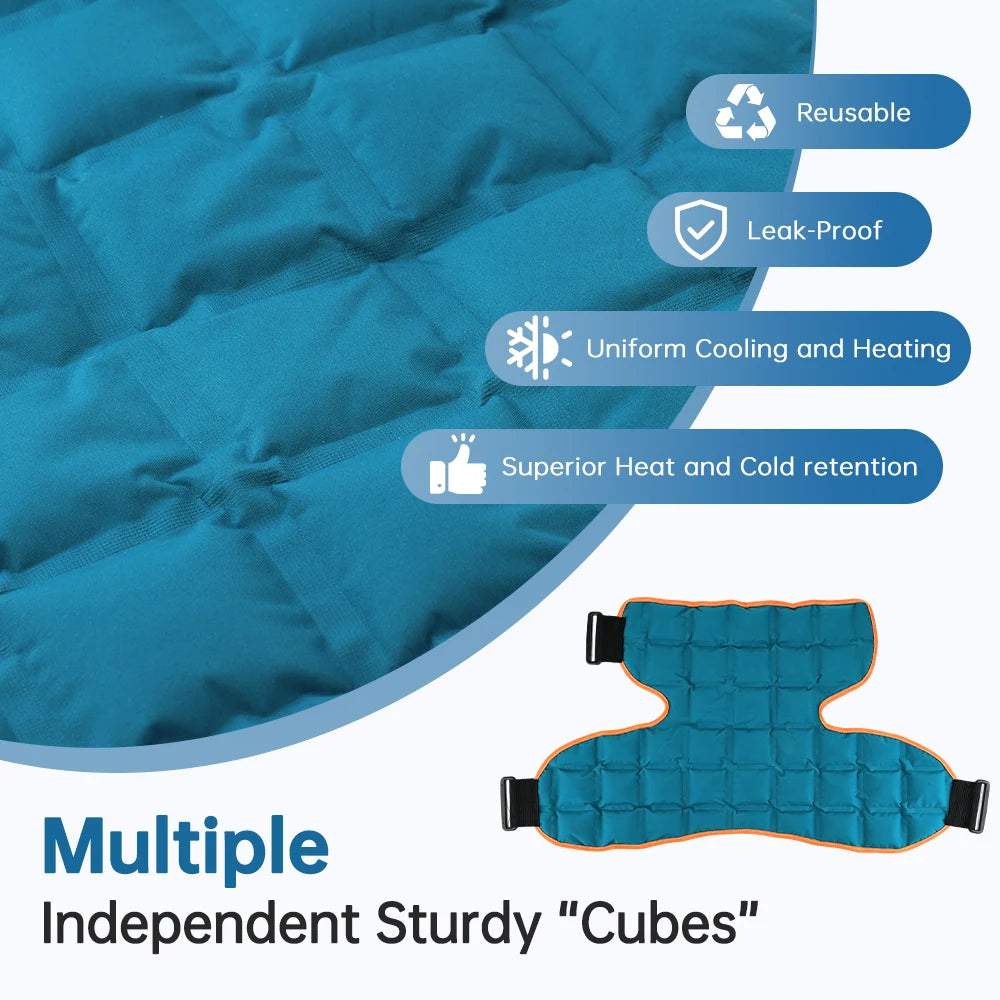 Large Reusable Back Ice Pack & Hot Cold Therapy Wrap - 38
