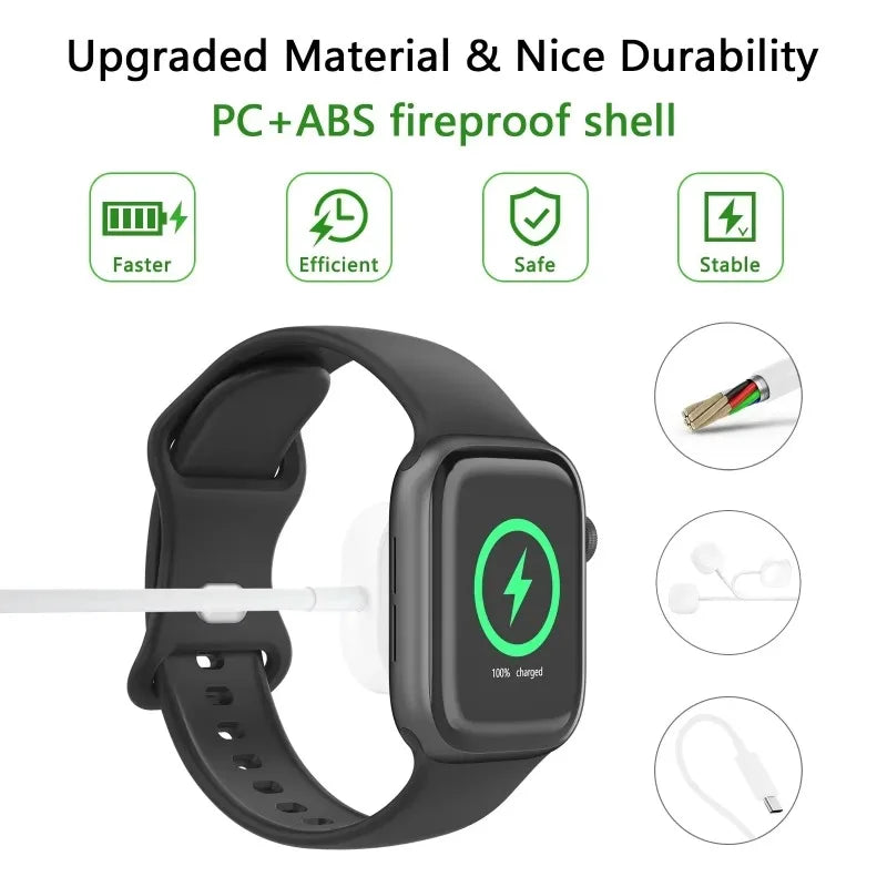 Magnetic Fast Charger for Apple Watch - Ultra, Series 10, 9, 8, 7, 6, SE - 4