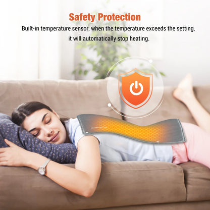 USB Graphene Smart Thermostat Hand Warmer - Portable Heated Warming Bag for Office