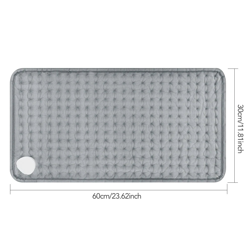Electric Heating Pad for Back, Neck and Leg Pain Relief with Temperature Control