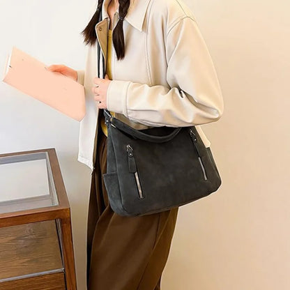 Luxury Retro Matte Shoulder Bag