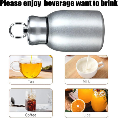 Stainless Steel Mini Vacuum Insulated Travel Water Bottle - 300ml