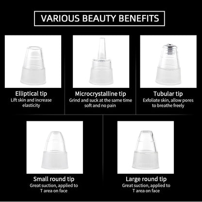 Electric Vacuum Blackhead Remover & Facial Pore Cleanser